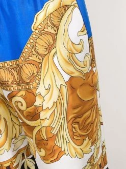 Versace 5U050 ROYAL BLUE + GOLD Bermuda à Motif Baroque Homme -Pas Cher Versace Boutique 16805965 34215391 600