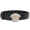 Versace Ceinture La Medusa à Ornements En Cristaux 1B00V BLACK-VERSACE GOLD