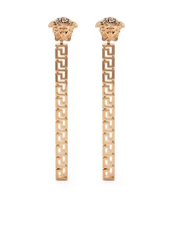 Versace Boucles D'oreilles Pendantes Greca Femme