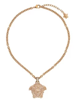 Versace Collier Medusa à Ornements En Cristal 4J090 GOLD CRYSTAL -Pas Cher Versace Boutique 16805977 33947304 600