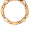 Versace 4J090 VERSACE GOLD- CRYSTAL Collier Chaîne Medusa Head Femme