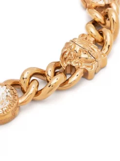 Versace 4J090 VERSACE GOLD- CRYSTAL Collier Chaîne Medusa Head Femme -Pas Cher Versace Boutique 16806553 33409133 600