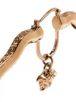 Versace 3J000 Versace Gold Boucles D'oreilles Medusa Curve Femme -Pas Cher Versace Boutique 16806557 33410682 600
