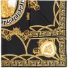 Versace 5B040 BLACK + WHITE Foulard à Motif Medusa Head Femme