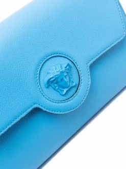 Versace Portefeuille La Medusa 1U38V BLUE + BLUE + ORO VERSACE -Pas Cher Versace Boutique 16806606 33332080 600