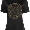 Versace T-shirt Medusa Head à Ornements En Cristal Femme