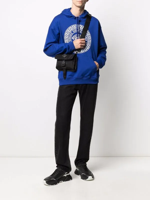 Versace Petite Sacoche La Medusa D41NP BLACK/BLACKPALLADIUM 2 Versace Petite Sacoche La Medusa D41NP BLACK/BLACKPALLADIUM – Image 2