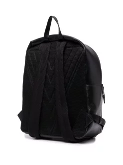 Versace Sac à Dos à Détail De Logo 1B00E BLACK+RUTHENIUM -Pas Cher Versace Boutique 16806665 33868453 600