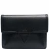 Versace 1B00E BLACK Pochette à Plaque Logo Homme
