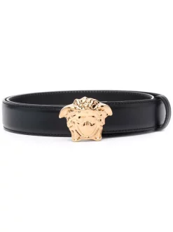 Versace Ceinture La Medusa En Cuir Homme