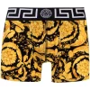 ( Positively Conscious ) Versace Boxer à Imprimé Barocco 5B000 BLACK/ YELLOW