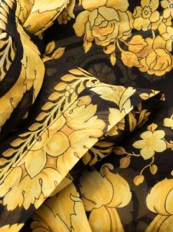 Versace Robe De Plage à Imprimé Baroque 5B000 YELLOW/BLACK -Pas Cher Versace Boutique 16807352 34014076 600
