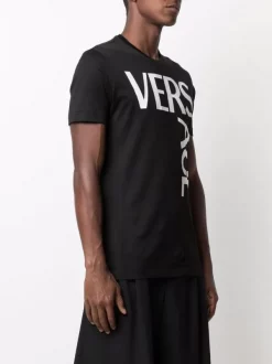 ( Positively Conscious ) Versace T-shirt Ajusté à Logo Imprimé Homme 7 ( Positively Conscious ) Versace T-shirt Ajusté à Logo Imprimé Homme -Pas Cher Versace Boutique 16807353 33464779 600