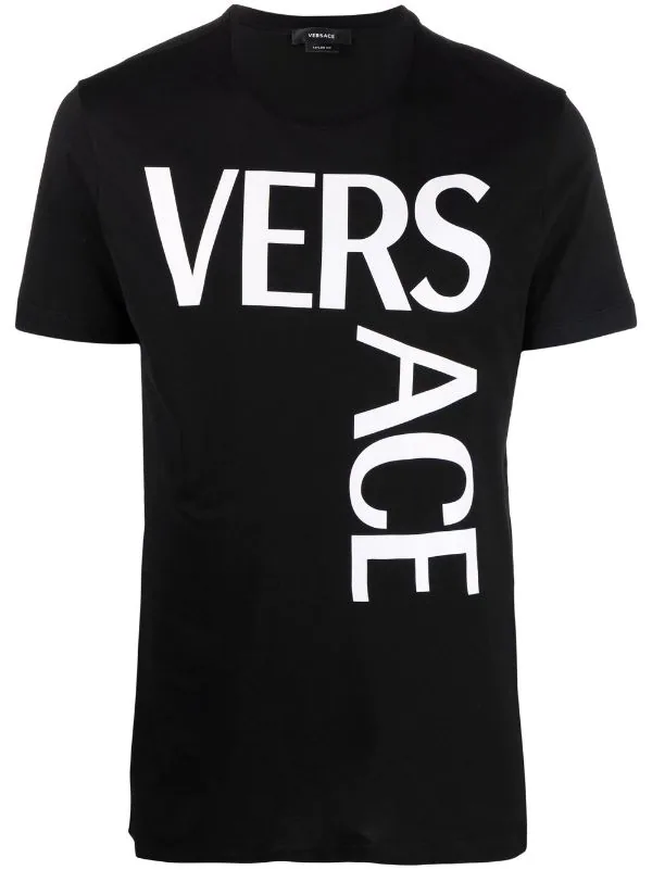 ( Positively Conscious ) Versace T-shirt Ajusté à Logo Imprimé Homme 1 ( Positively Conscious ) Versace T-shirt Ajusté à Logo Imprimé Homme