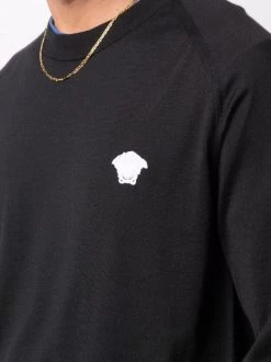 Versace 1B000 BLACK Pull à Motif Medusa Homme -Pas Cher Versace Boutique 16807371 33577319 600