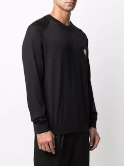 Versace 1B000 BLACK Pull à Motif Medusa Homme -Pas Cher Versace Boutique 16807371 33577321 600