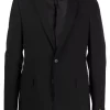 Versace 1B000 BLACK Blazer à Simple Boutonnage Homme