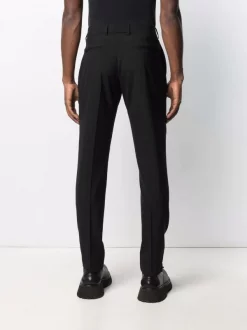 Versace 1B000 BLACK Pantalon De Costume En Laine Homme -Pas Cher Versace Boutique 16807380 33417277 600