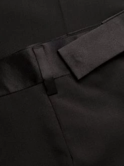 Versace Pantalon à Taille Contrastante 1B000 BLACK 12 Versace Pantalon à Taille Contrastante 1B000 BLACK -Pas Cher Versace Boutique 16807382 33747707 600