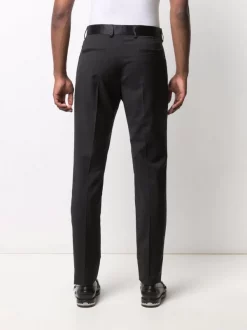 Versace Pantalon à Taille Contrastante 1B000 BLACK 10 Versace Pantalon à Taille Contrastante 1B000 BLACK -Pas Cher Versace Boutique 16807382 33747712 600