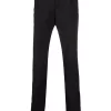 Versace Pantalon à Taille Contrastante 1B000 BLACK