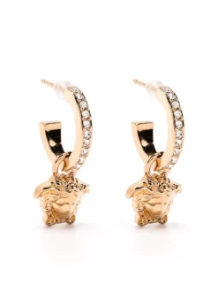 Versace Boucles D'oreilles Medusa à Ornements Femme