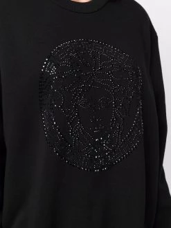 Versace Sweat Medusa à Ornements En Cristal Femme -Pas Cher Versace Boutique 16807402 33841895 600