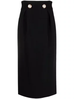 Versace Jupe Mi-longue à Ornements En Cristal Femme