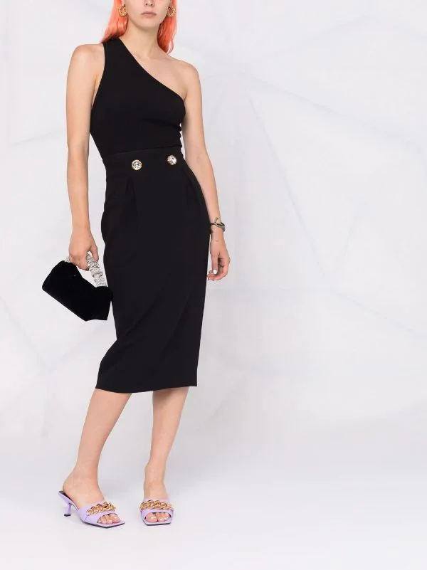 Versace Jupe Mi-longue à Ornements En Cristal Femme 2 Versace Jupe Mi-longue à Ornements En Cristal Femme – Image 2