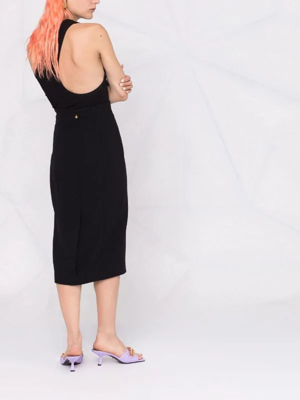 Versace Jupe Mi-longue à Ornements En Cristal Femme 6 Versace Jupe Mi-longue à Ornements En Cristal Femme – Image 6