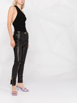 Versace Pantalon Skinny 1B000 BLACK -Pas Cher Versace Boutique 16807431 dbbba93f 54d1 4345 b595 67ba4b8ce1a4 600