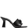 Versace Mules La Medusa 70 Mm 1B090 NERO