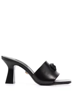 Versace Mules La Medusa 70 Mm 1B090 NERO
