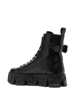 Versace Bottines Greca Labyrinth 1B00B NERO PALLADIO -Pas Cher Versace Boutique 16807473 34758537 600