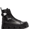 Versace Bottines Greca Labyrinth 1B00B NERO PALLADIO