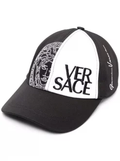 Versace Casquette Medusa à Logo Brodé Homme