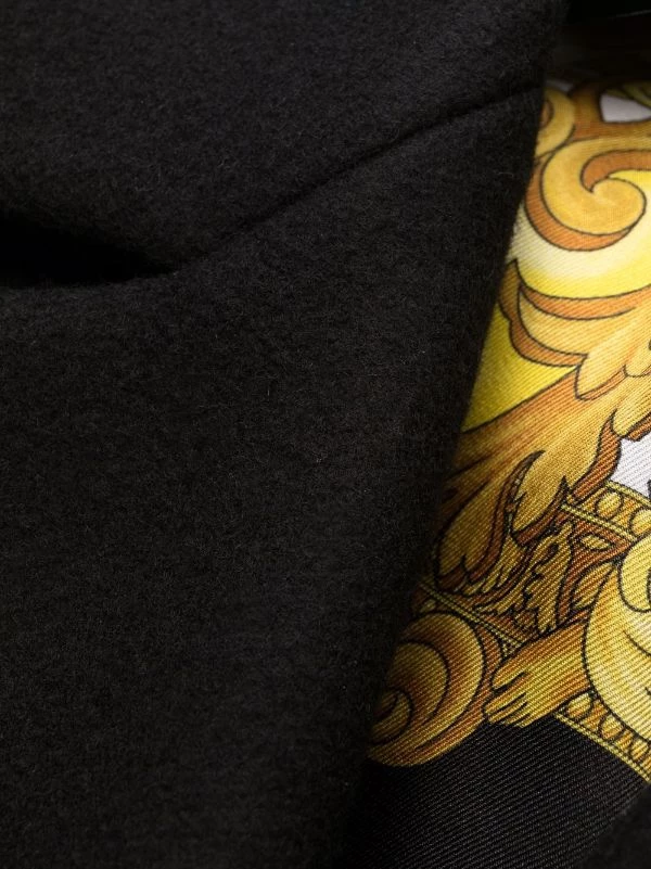 Versace Manteau Medusa En Laine 1B000 BLACK 8 Versace Manteau Medusa En Laine 1B000 BLACK – Image 8