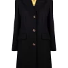 Versace Manteau Medusa En Laine 1B000 BLACK