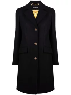 Versace Manteau Medusa En Laine 1B000 BLACK