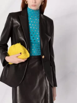 Versace Blazer à Simple Boutonnage 1B000 BLACK -Pas Cher Versace Boutique 16808041 33755010 600