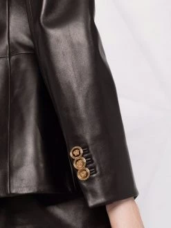 Versace Blazer à Simple Boutonnage 1B000 BLACK -Pas Cher Versace Boutique 16808041 33755011 600