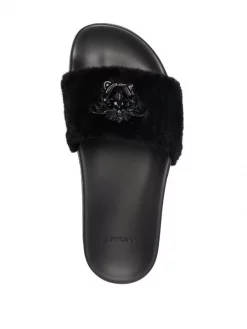 Versace Claquettes La Medusa En Fourrure Artificielle Femme -Pas Cher Versace Boutique 16808053 33318722 600