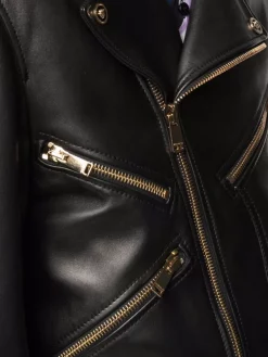 Versace Veste En Cuir Nappa Homme -Pas Cher Versace Boutique 16808081 33376620 600