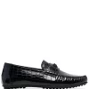 Versace Mocassins La Medusa En Cuir 1B090 NERO-NERO