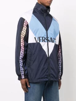 Versace Veste De Sport Colour Block à Logo Homme -Pas Cher Versace Boutique 16808100 33924709 600