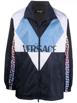 Versace Veste De Sport Colour Block à Logo Homme