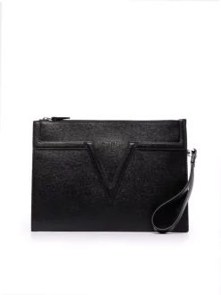 Versace Pochette à Logo Homme