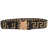 Versace Ceinture à Motif Greca 2B15V BLACK+GOLD+VERSACEGOLD