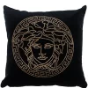 Versace Z4800 BLACK Coussin Medusa Brodé De Sequins Femme