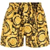 Versace Short à Imprimé Barocco A7900 GOLD+PRINT